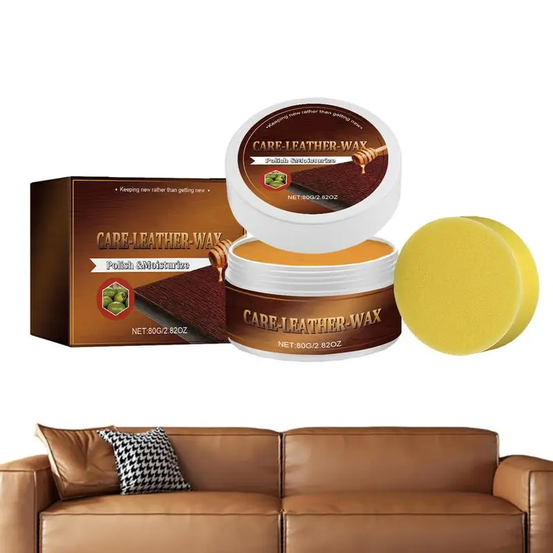 Leather Shoe Polish - Crème de réparation du cuir, nettoyant